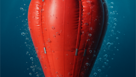 Parachute de relevage plongée sous marine