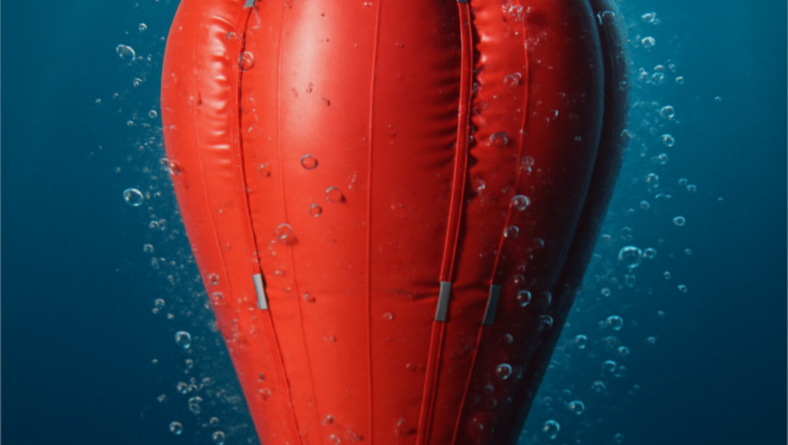Parachute de relevage plongée sous marine